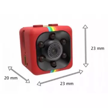 Miniatűr kamera SQ11 fullHD v3 (2018) éjszakai móddal és mozgásérzékeléssel akár 32 GB-ig