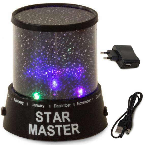 Éjszakai égbolt csillag projektor USB 230V
