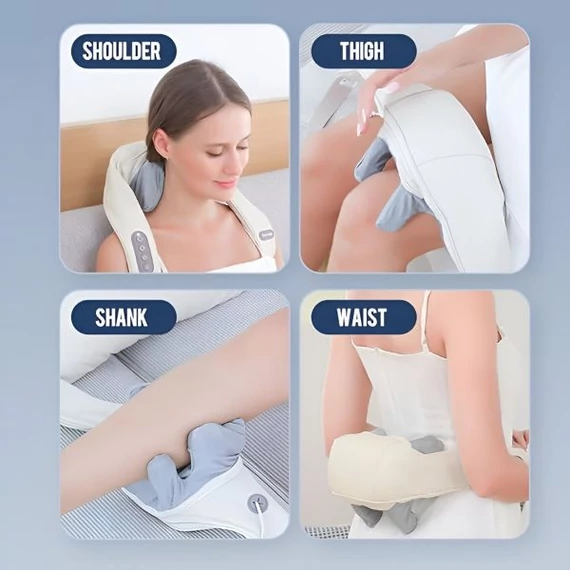 Shiatsu fűtéses nyakmasszírozó