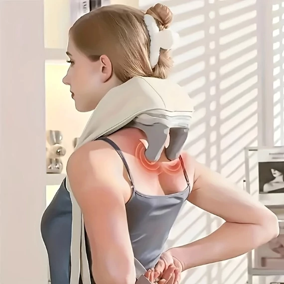 Shiatsu fűtéses nyakmasszírozó