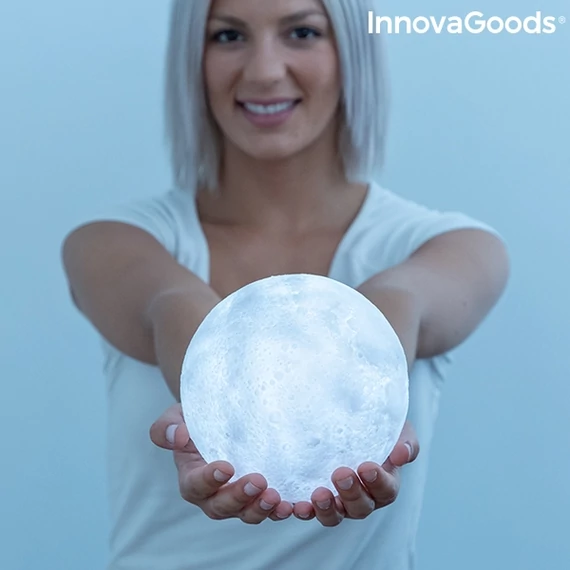 ÚJRATÖLTHETŐ LED HOLD LÁMPÁT MOONDY INNOVAGOODS