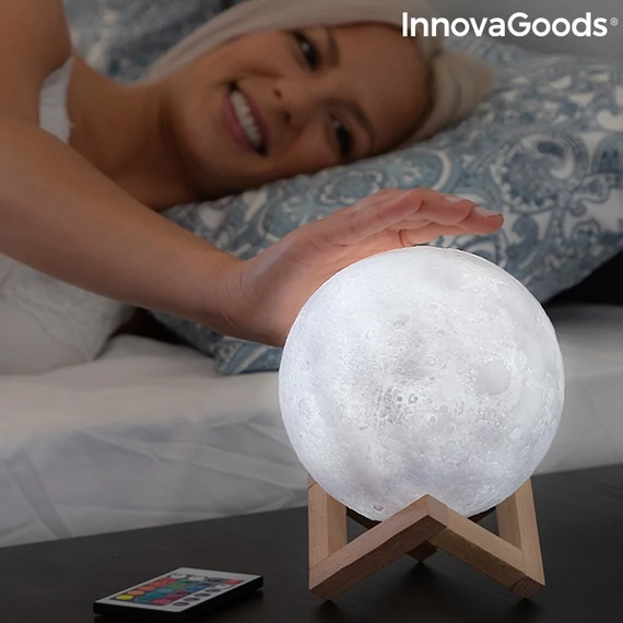 ÚJRATÖLTHETŐ LED HOLD LÁMPÁT MOONDY INNOVAGOODS