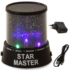 Kép 1/3 - Éjszakai égbolt csillag projektor USB 230V